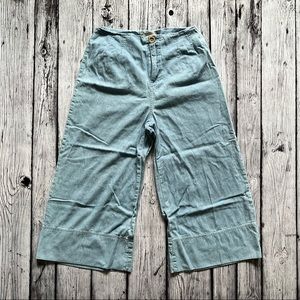 Gianni Bini Cropped Wide Leg Pants ~ Size Medium